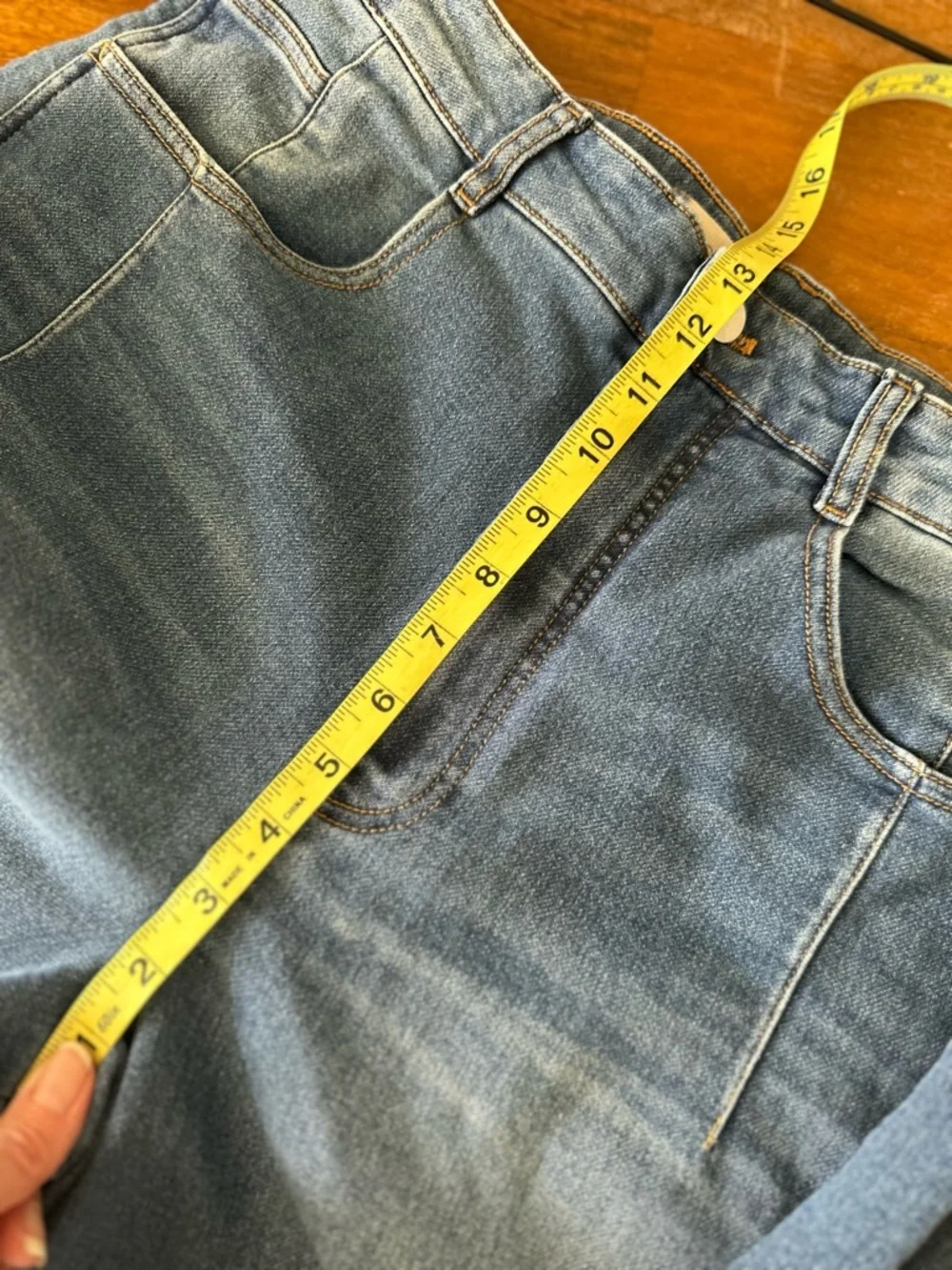 Anthropologie Pilcro Wide leg cropped barrel denim jeans size 32 - Picture 6 of 10